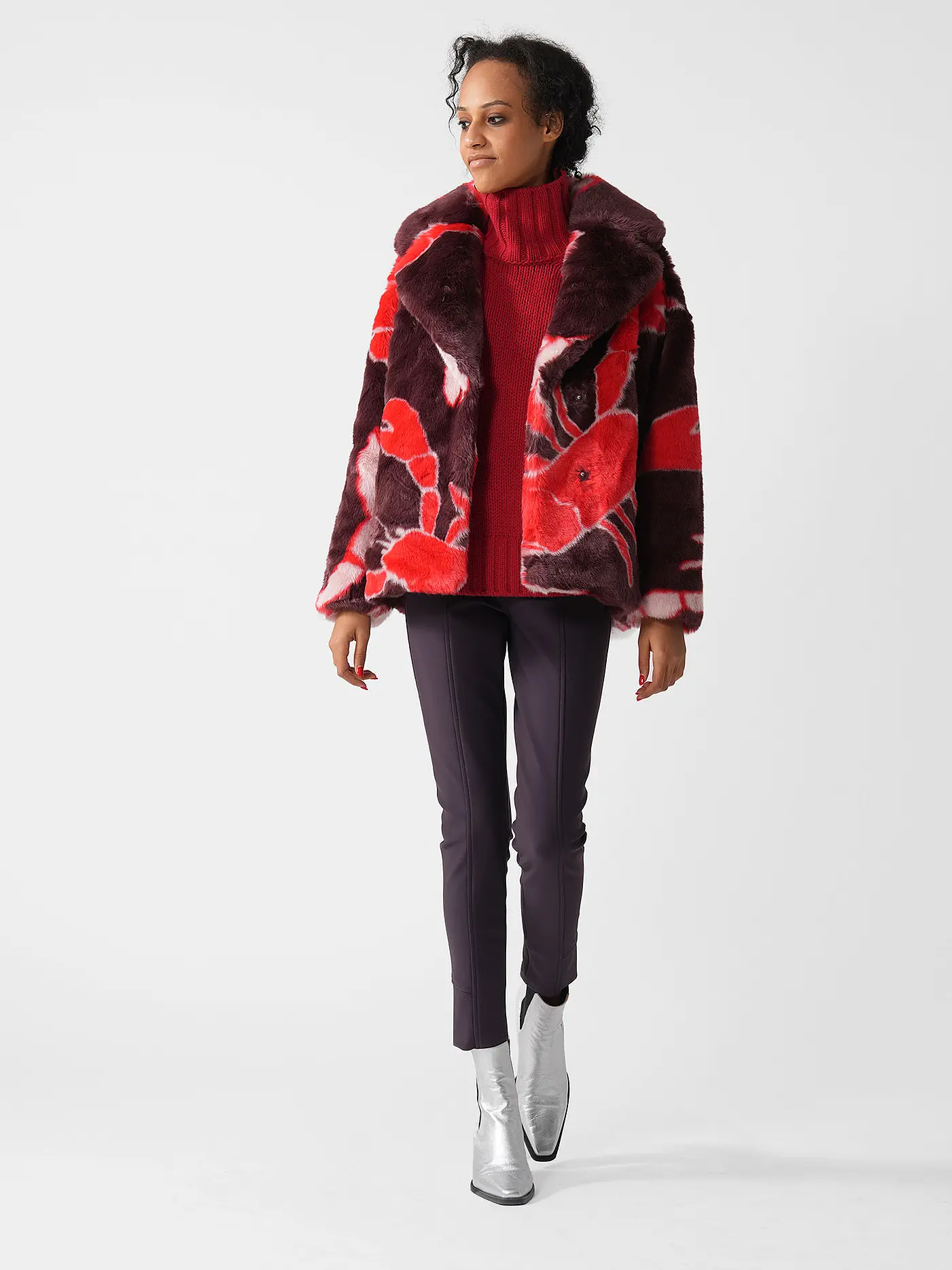 JAKKE | Jacke in Felloptik RITA | 